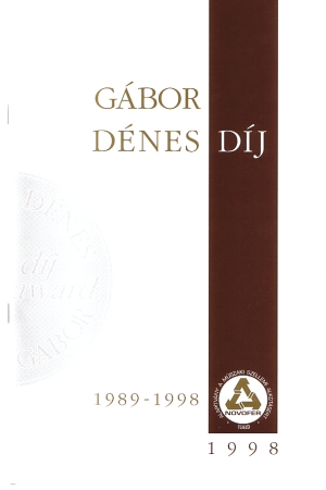Gábor Dénes-díj kiadvány
